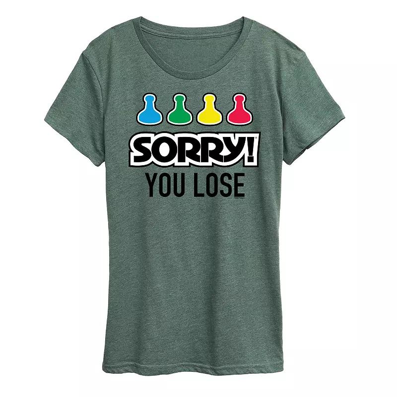 Women's Sorry You Lose Tee Graphic Tee by Hasbro,  Product Image
