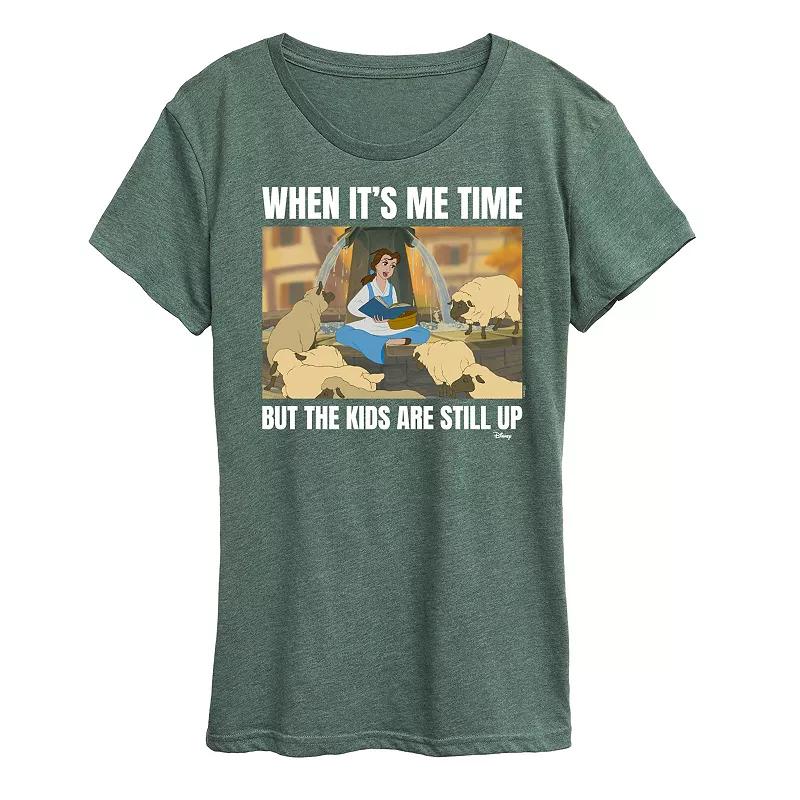 Disney Princess Belle Women's Me Time Meme Graphic Tee,  Product Image