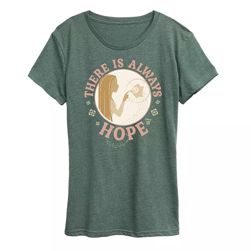 Disney's Wish Asha and Star Women's There Is Always Hope Graphic Tee, Girl's,  Product Image