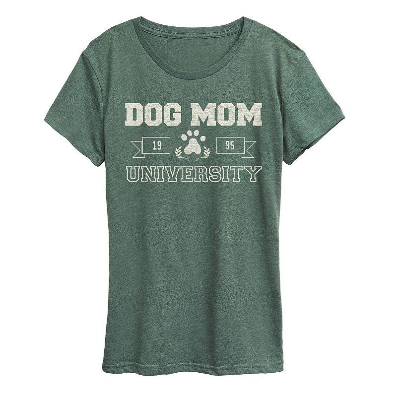 Women's Dog Mom University Graphic Tee,  Product Image
