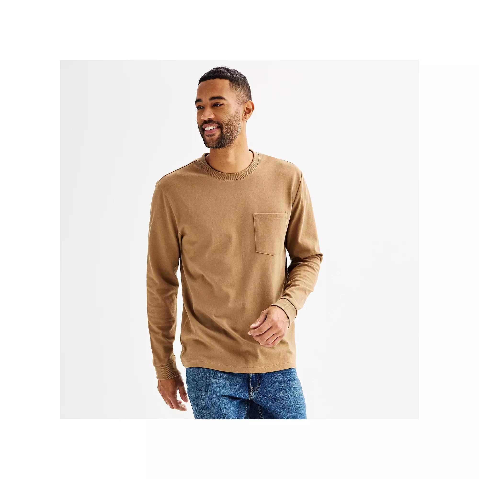 Men's Sonoma Goods For Life® Heavyweight Long Sleeve T-Shirt,  Product Image