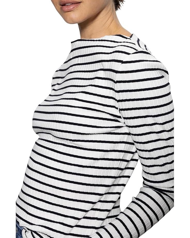 Women's Sanctuary Long Sleeve Boatneck T-shirt Product Image