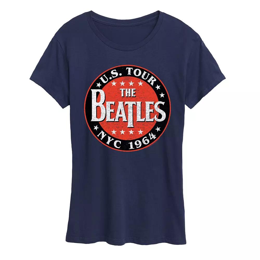 Women's The Beatles U.S. Tour NYC 1964 Graphic Tee,  Product Image