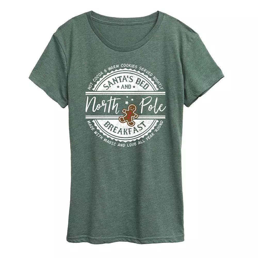 Women's North Pole Bed And Breakfast Graphic Tee, Girl's,  Product Image