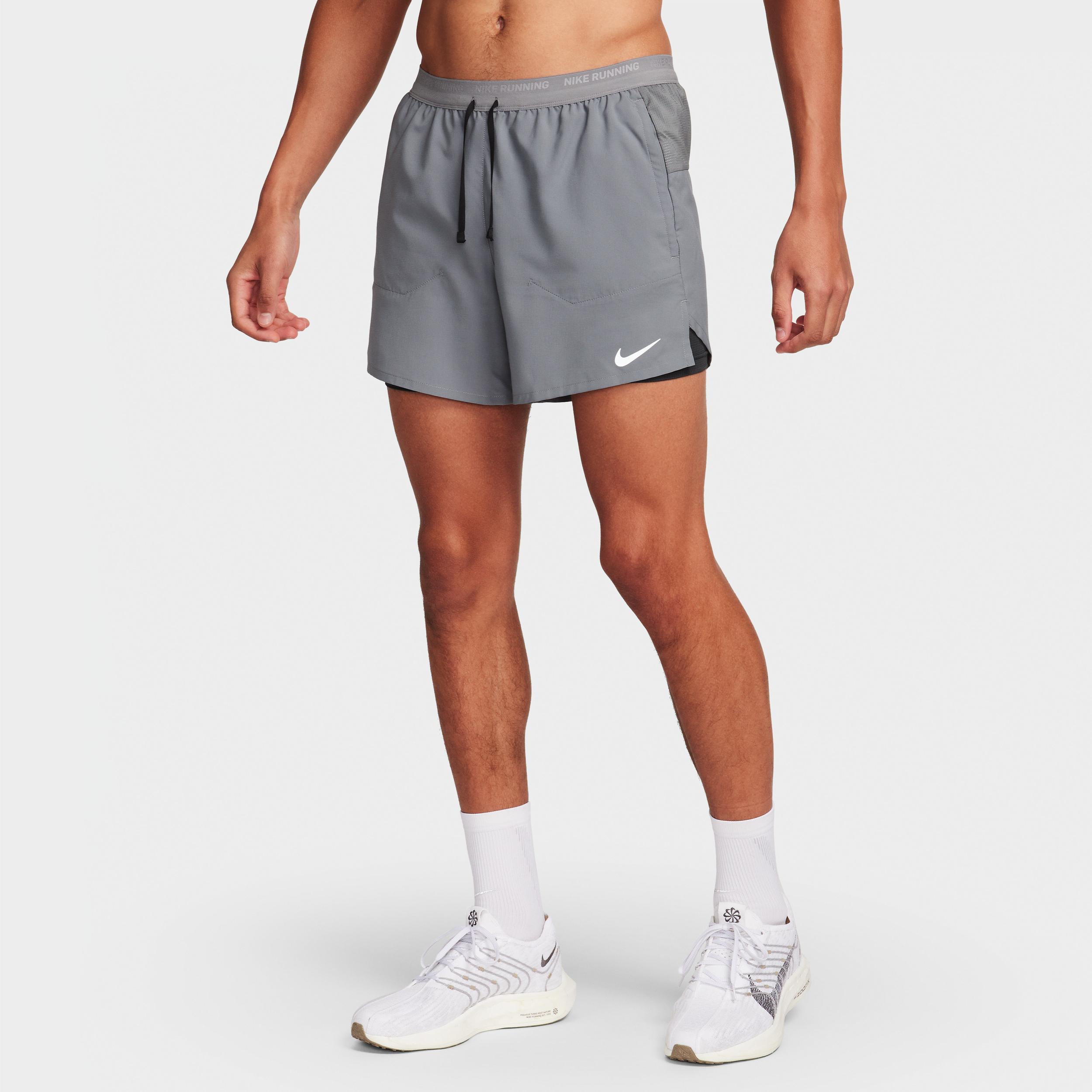 Nike Mens Stride Dri-FIT 5 2-in-1 Running Shorts | FN2992-084 Product Image