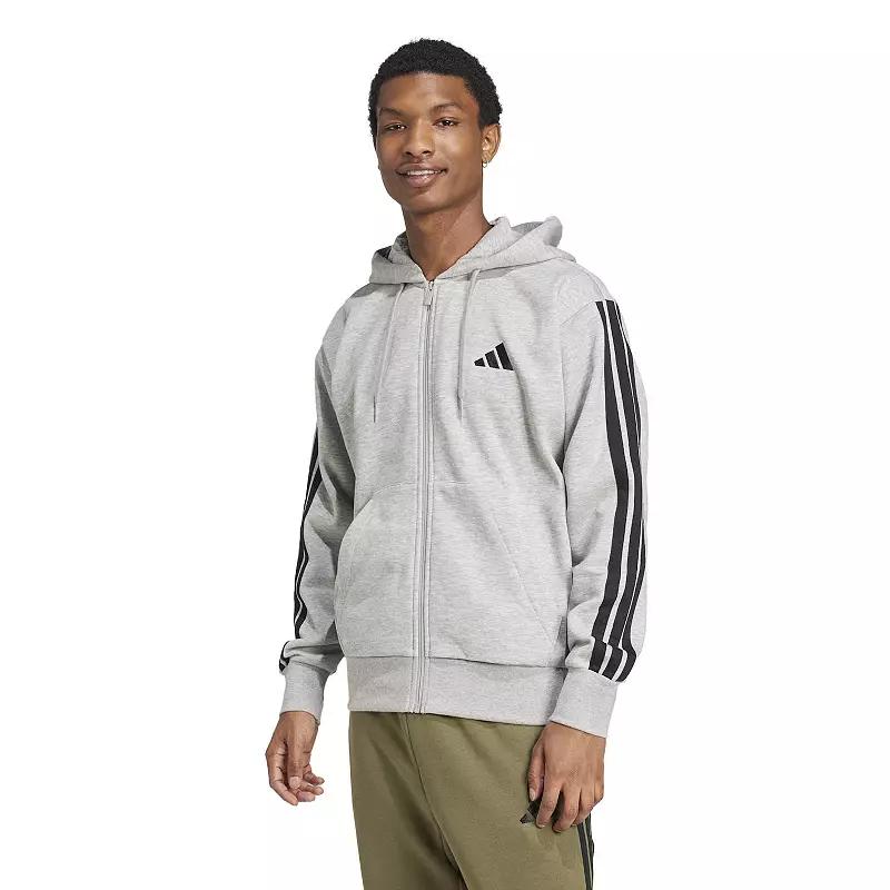 Essentials 3-Stripes Fleece Hoodie Product Image