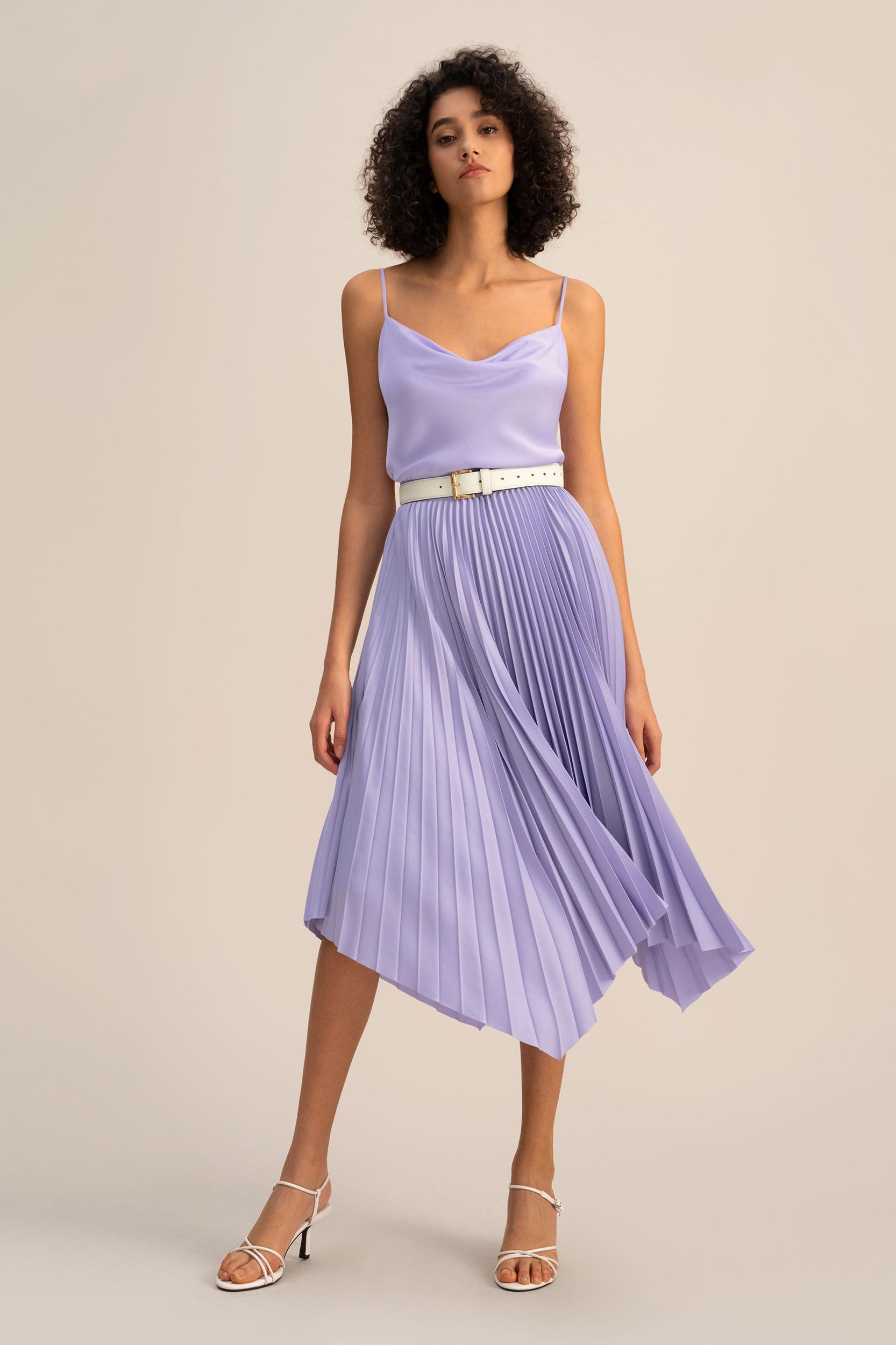 Pleated Handkerchief Skirt Product Image