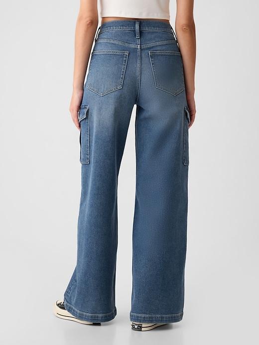 High Rise Stride Wide-Leg Jeans Product Image