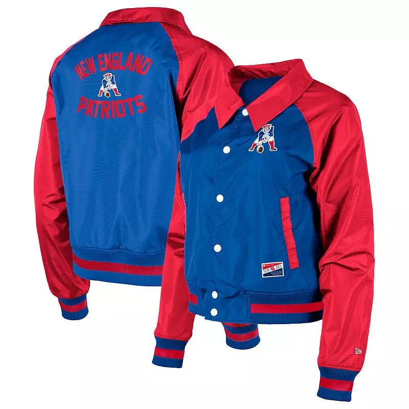 Women's New Era Royal Buffalo Bills Coaches Raglan Full-Snap Jacket, Size: Medium, Blue Product Image