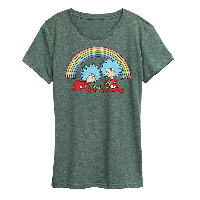 Women's Dr. Seuss Thing 1 & 2 Rainbow Graphic Tee,  Product Image