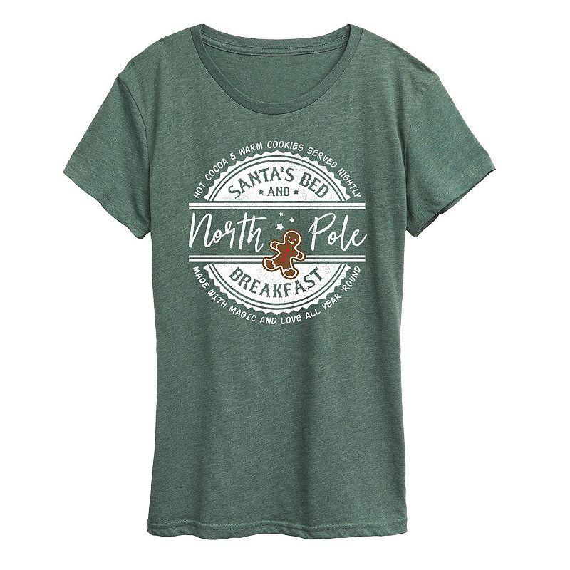 Women's North Pole Bed And Breakfast Graphic Tee, Girl's,  Product Image