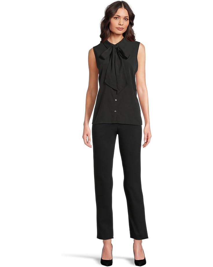 Double Flutter Short Sleeves Hidden Placket Blouse Product Image