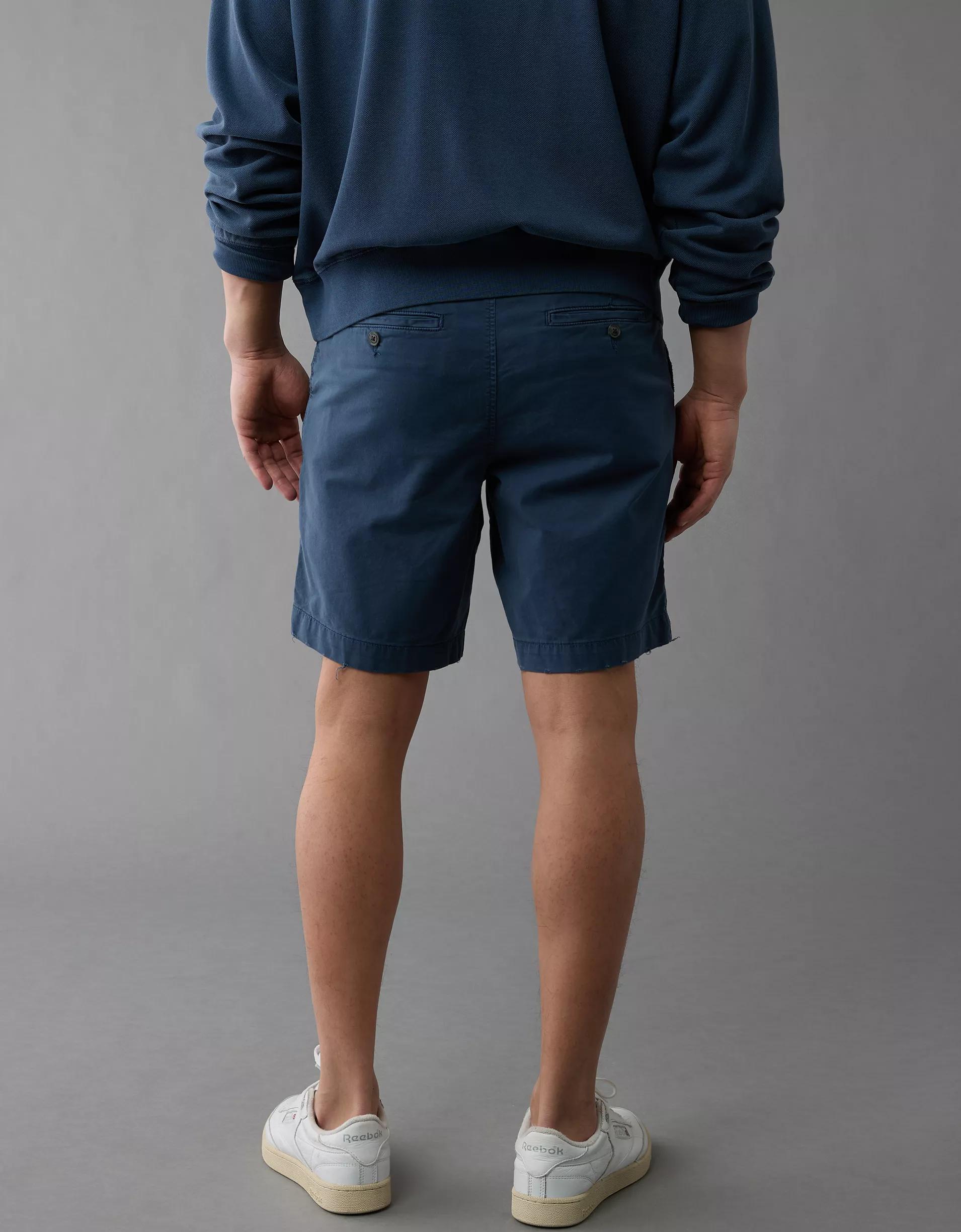 AE 9" Flex Lived-In Khaki Short Product Image