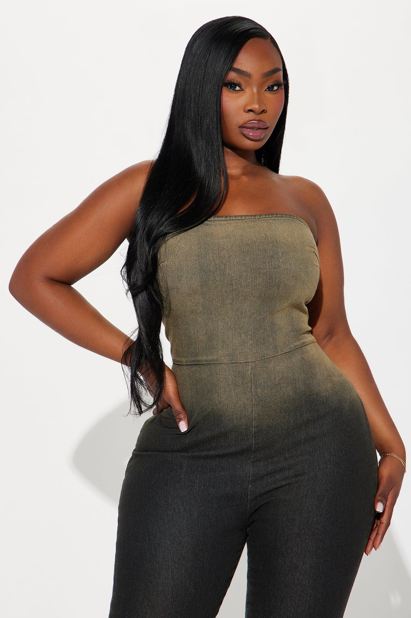 Lian Denim Jumpsuit - Black Wash Product Image