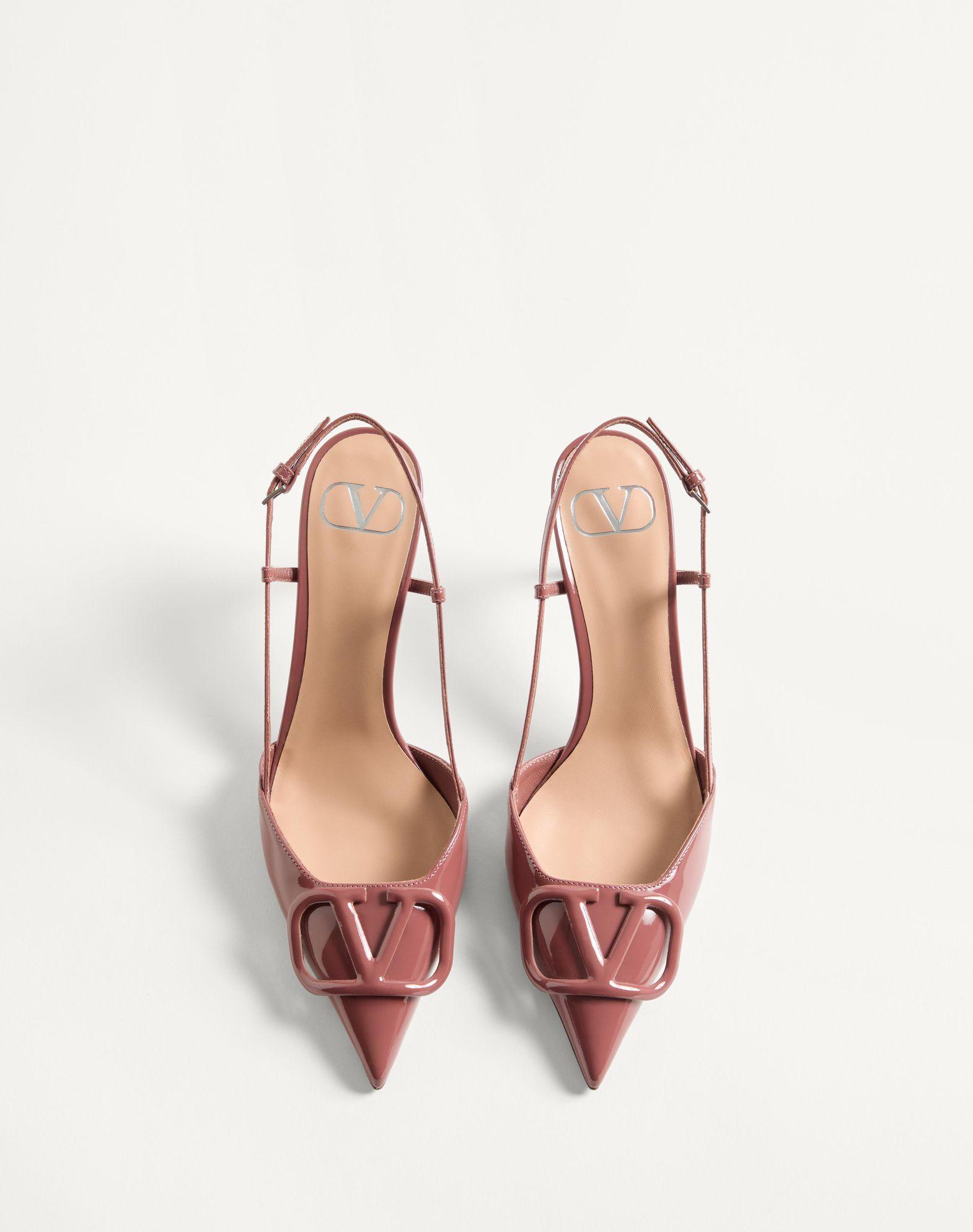 Vlogo Signature Patent Leather Slingback Pump 80Mm / 3.15 In. Product Image