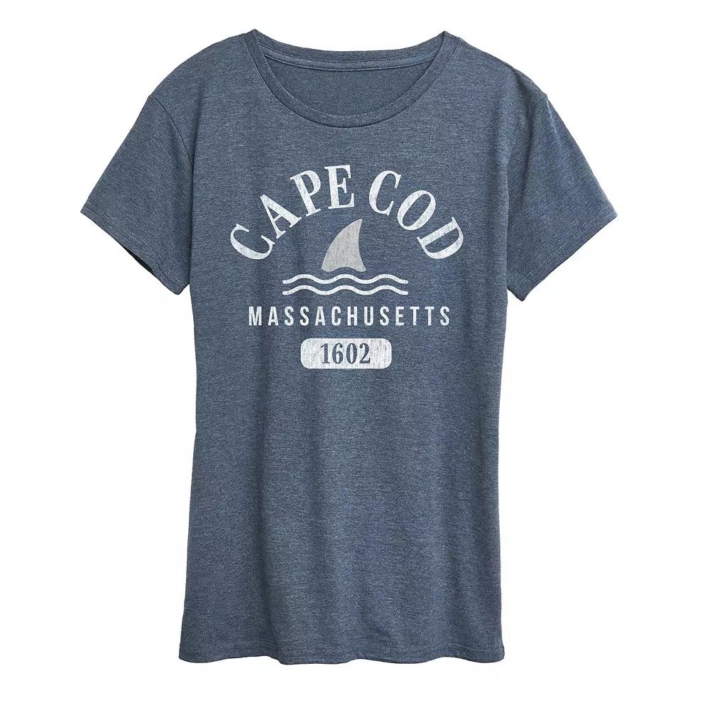Women's Cape Cod Mass Graphic Tee,  Product Image