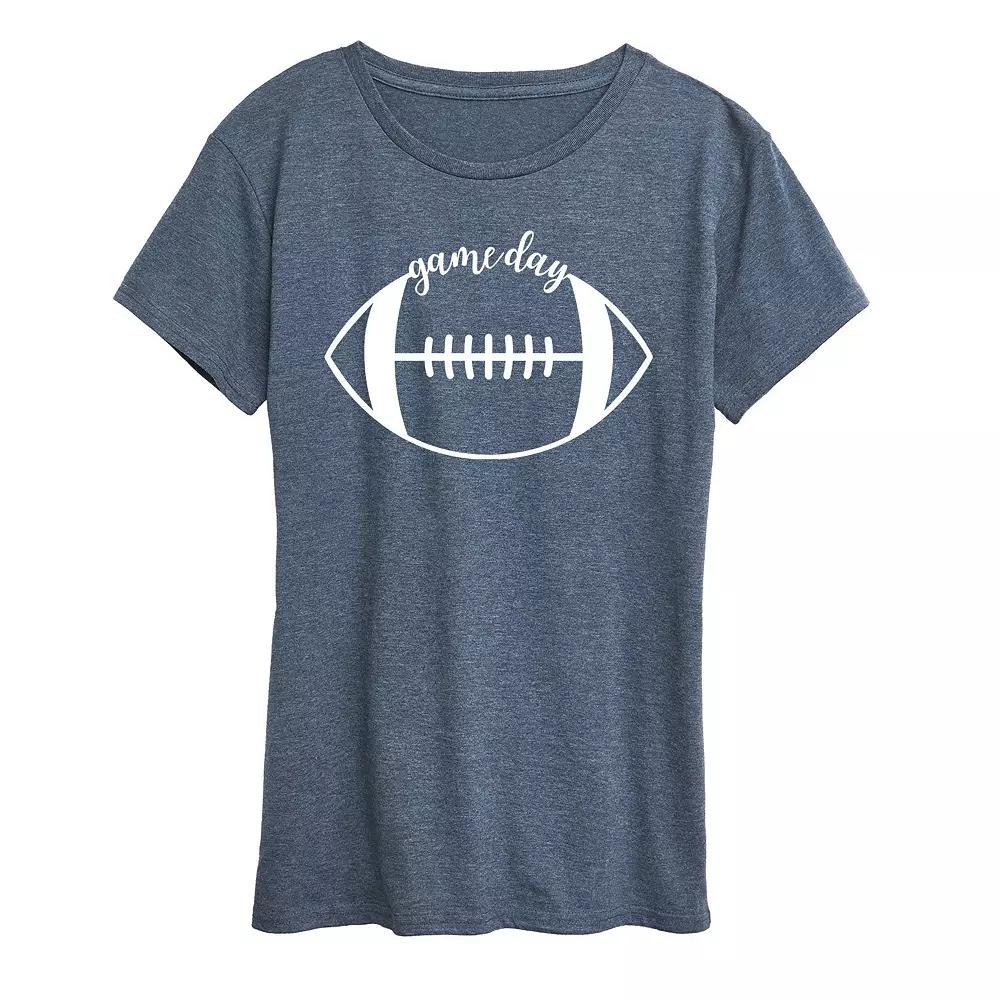 Women's Game Day Football Graphic Tee, Girl's,  Product Image