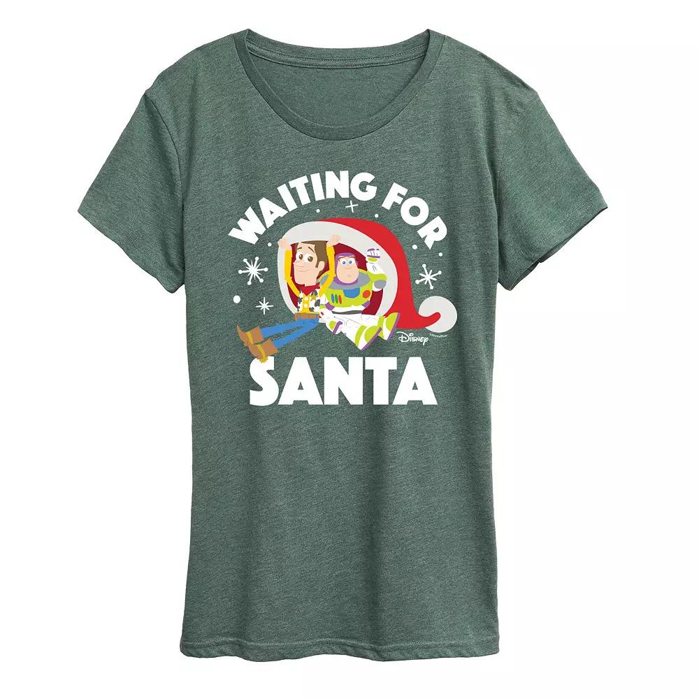 Disney / Pixar's Toy Story Women's Waiting For Santa Graphic Tee, Girl's,  Product Image