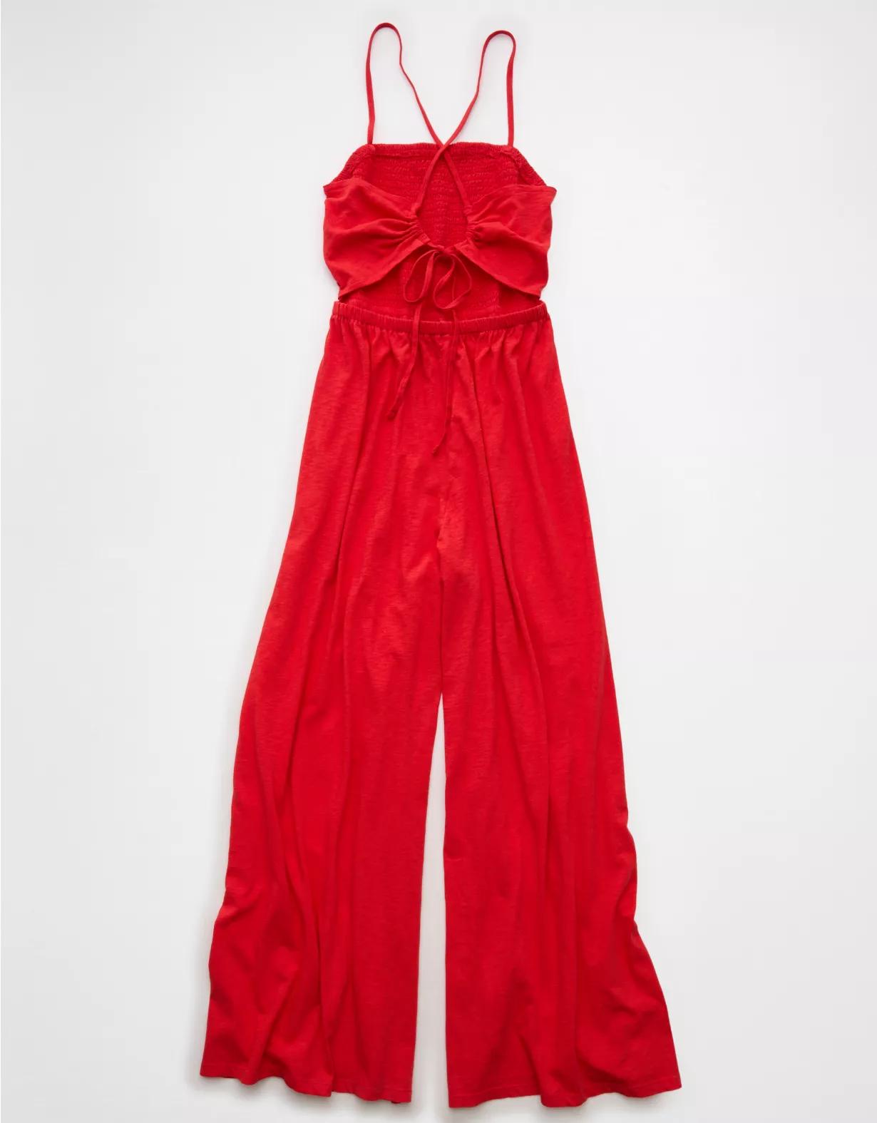 AE Sunchaser Knit Babydoll Jumpsuit Women's Product Image