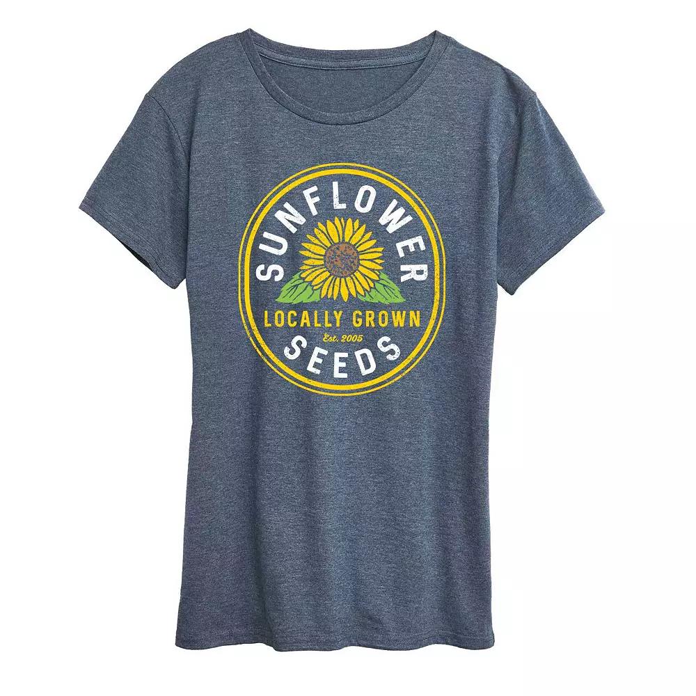 Women's Sunflower Seeds Graphic Tee, Girl's,  Product Image