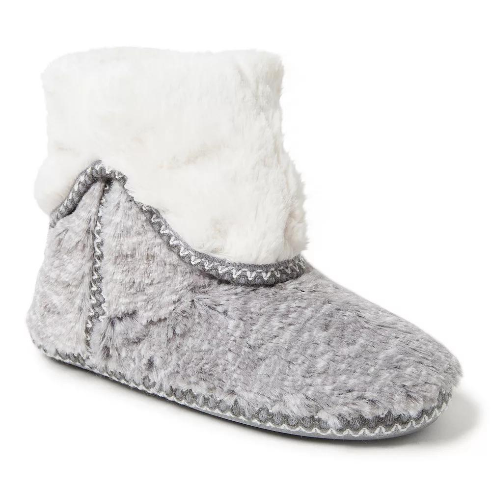 Dearfoams Faux Fur Fold-Down Women's Slippers,  Product Image