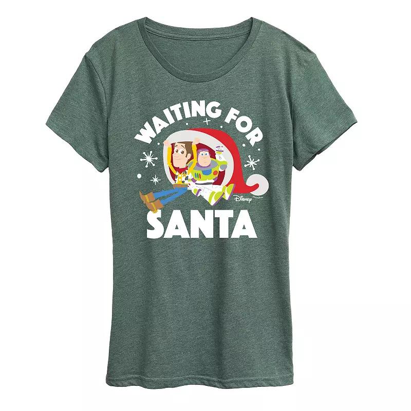 Disney / Pixar's Toy Story Women's Waiting For Santa Graphic Tee, Girl's,  Product Image