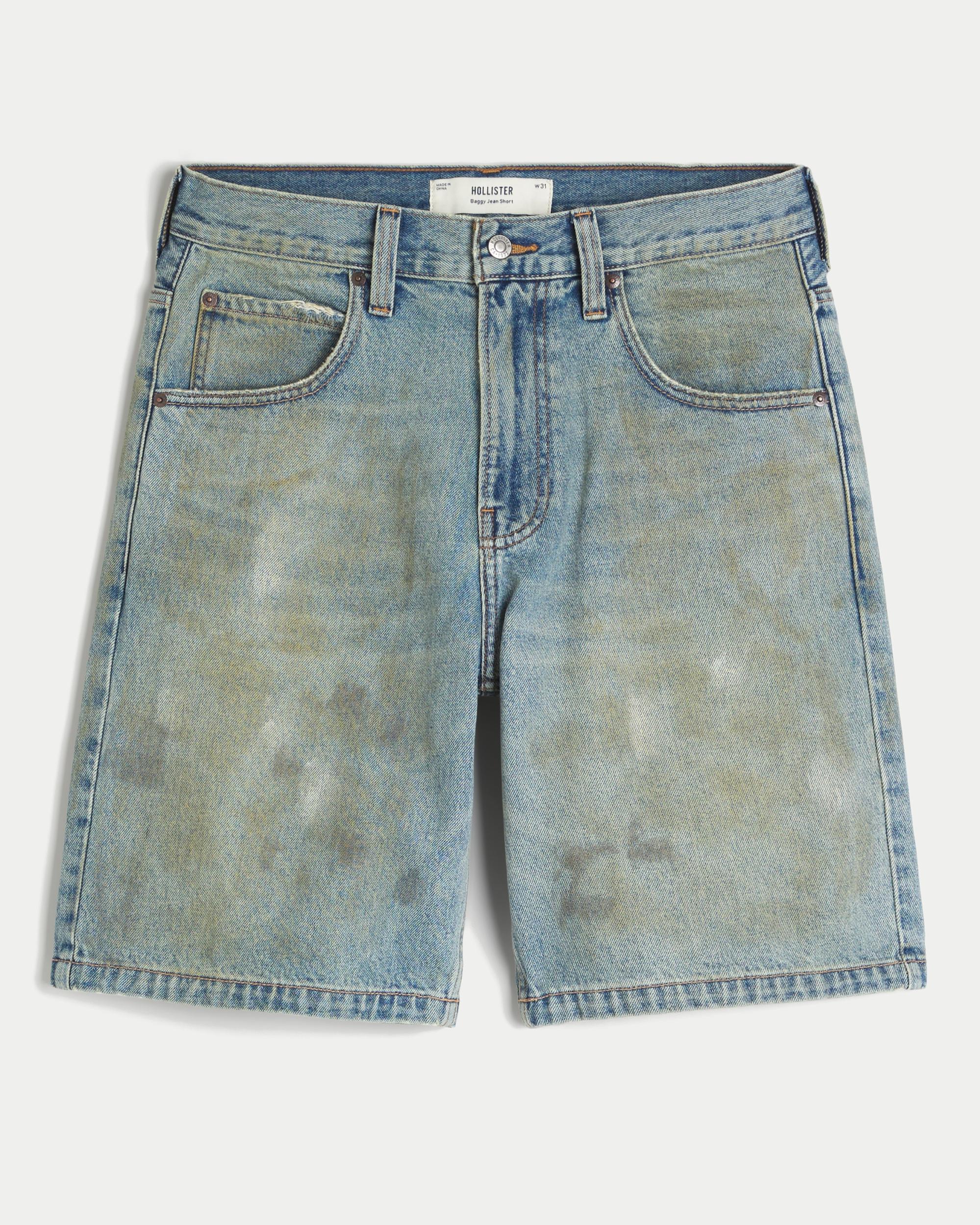 Greased Baggy Jean Shorts Product Image