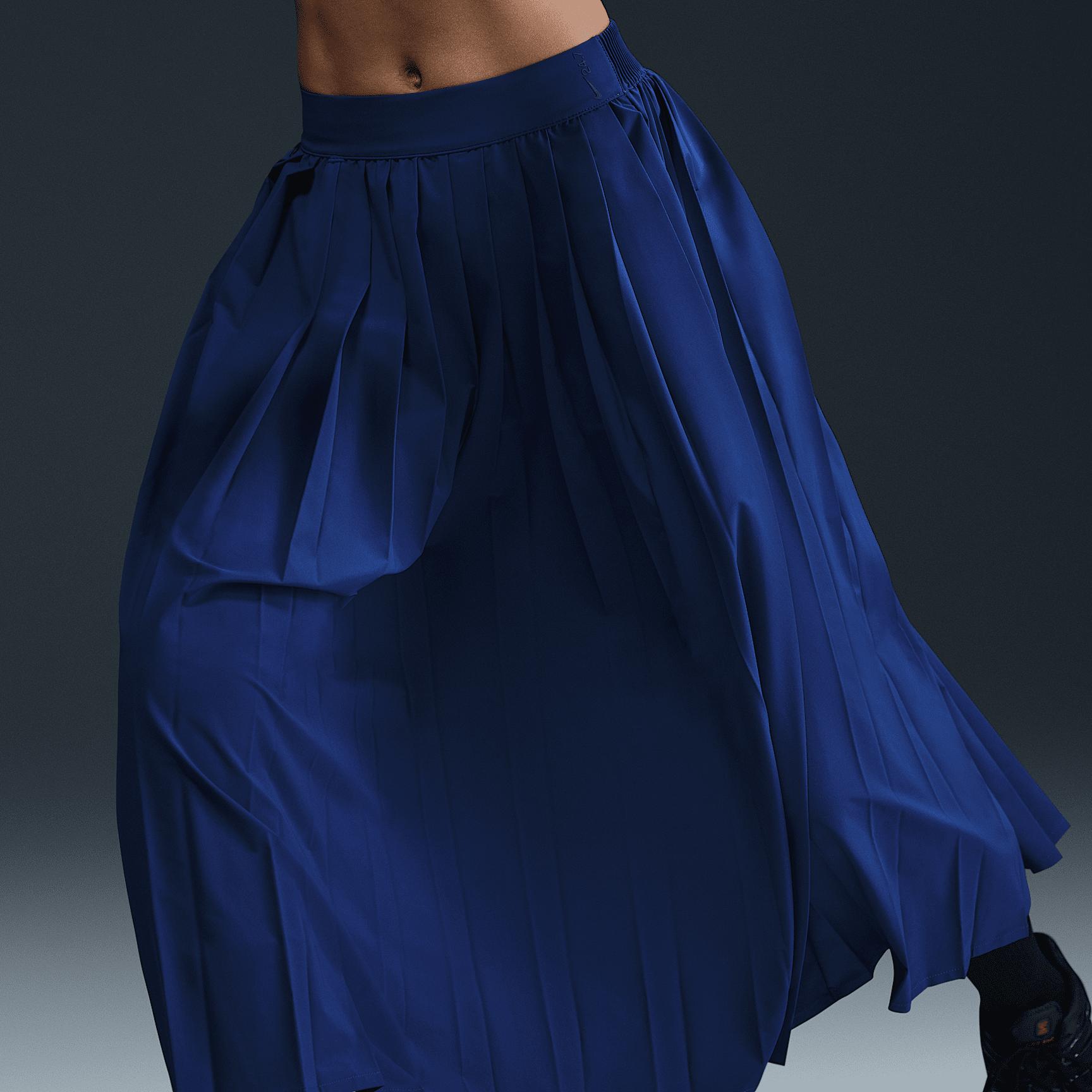 Nike Womens 24.7 PerfectStretch Dri-FIT Pleated Skirt | HQ8153-455 Product Image