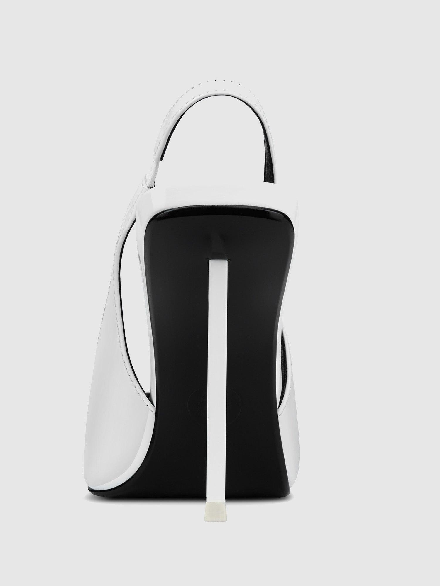 G63 Slingback - Patent White Product Image