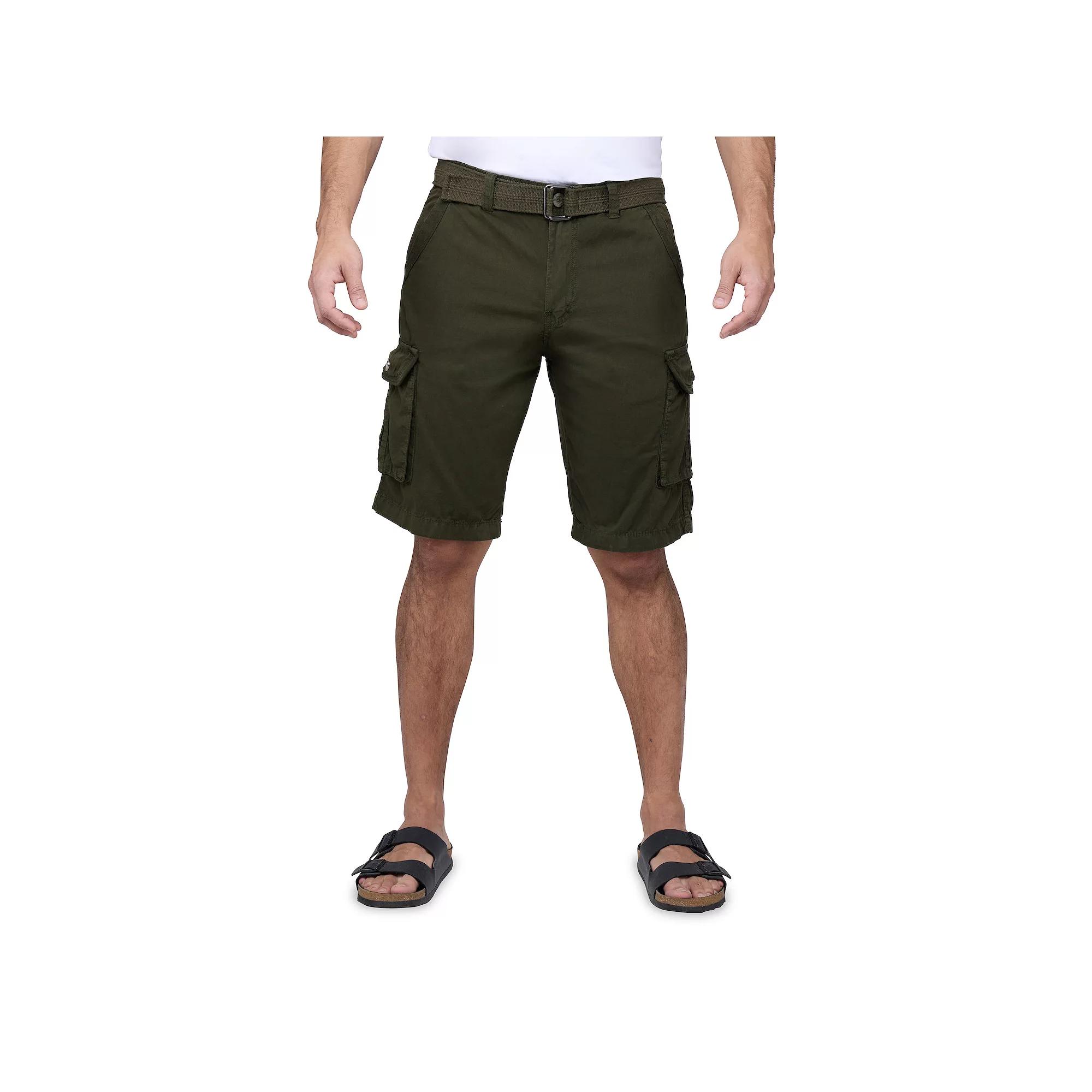 Men's RAW X by Xray Regular-Fit Belted Button Cargo Shorts,  Product Image