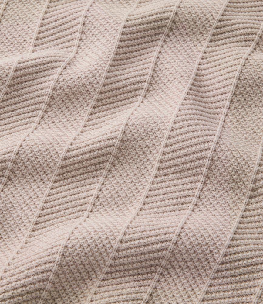 Men's Sunwashed Textured Cotton Sweater, Herringbone 1/4 Zip Product Image