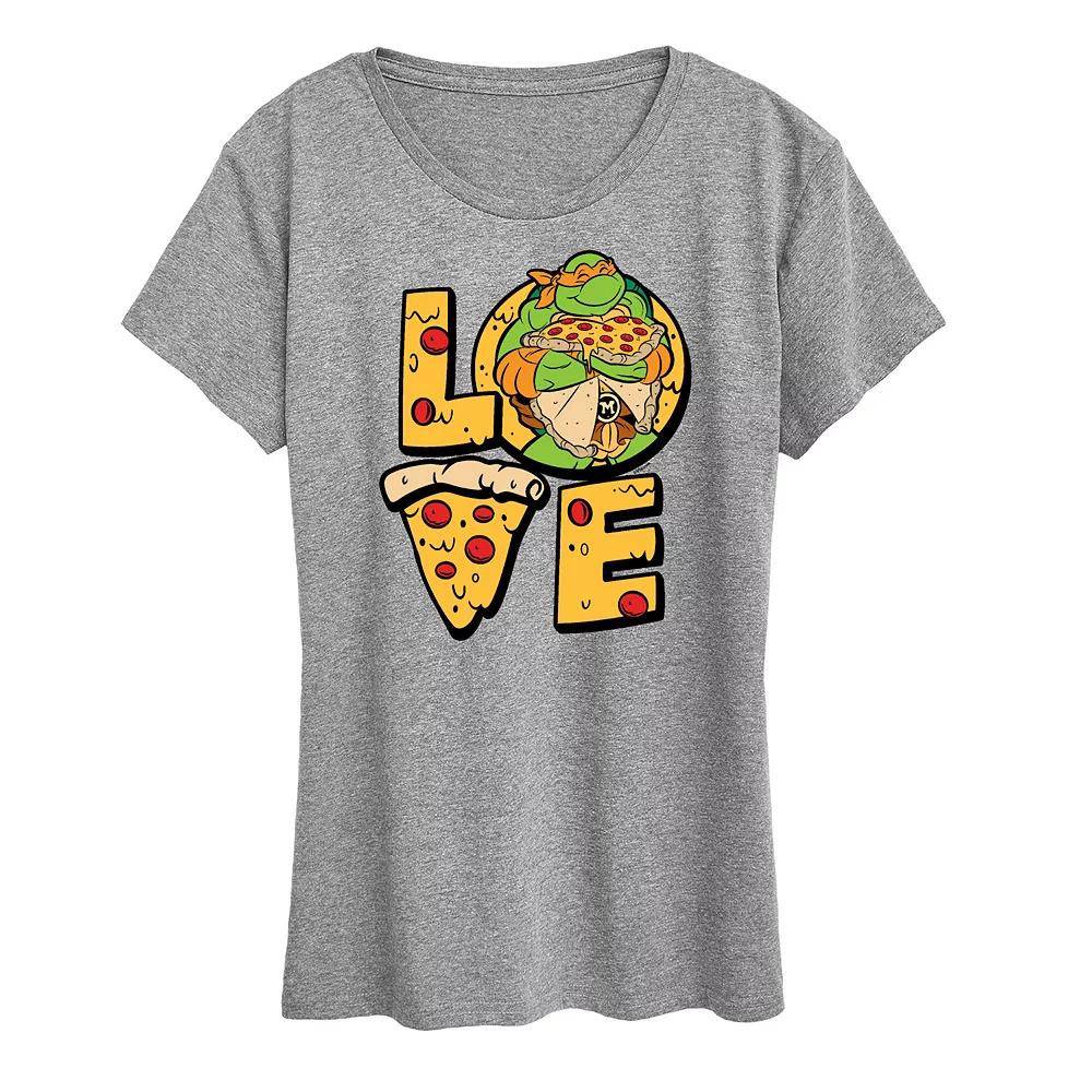 Women's Teenage Mutant Ninja Turtles Love Graphic Tee,  Product Image