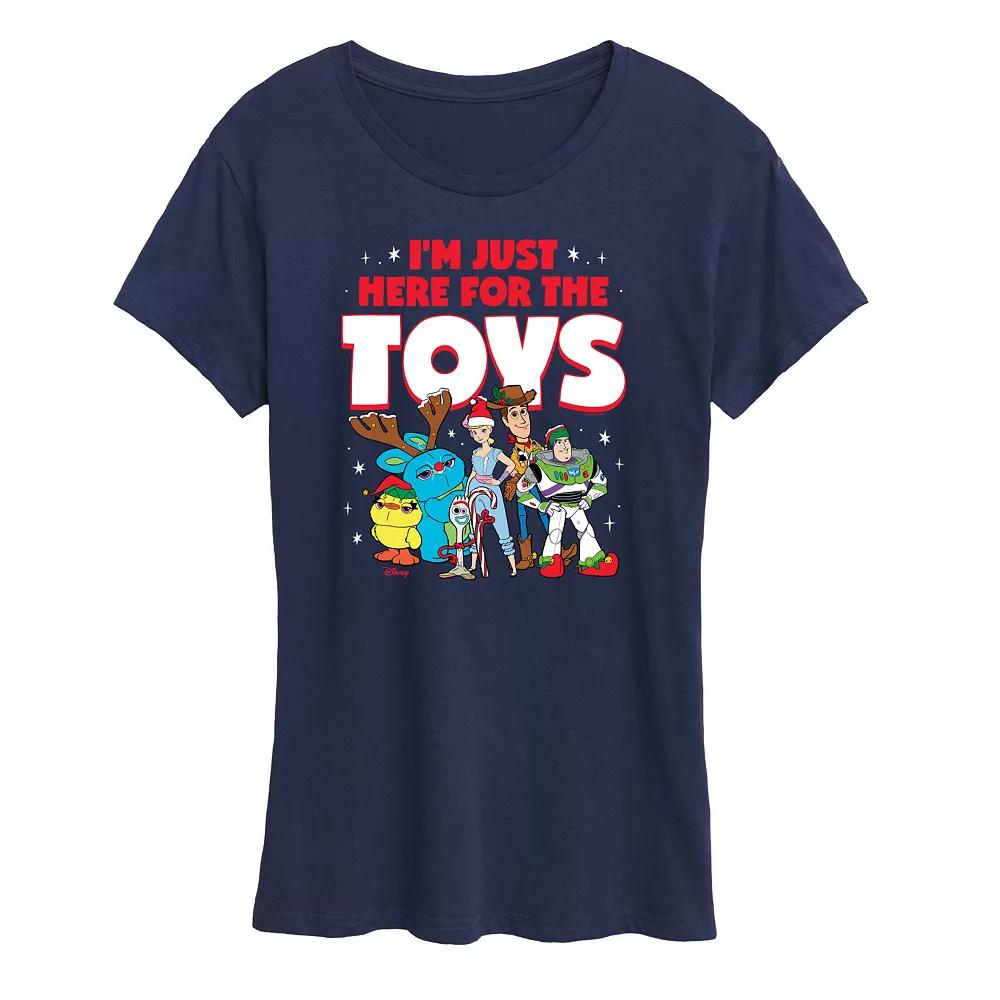 Disney / Pixar's Toy Story Women's Here For The Toys Graphic Tee, Girl's,  Product Image