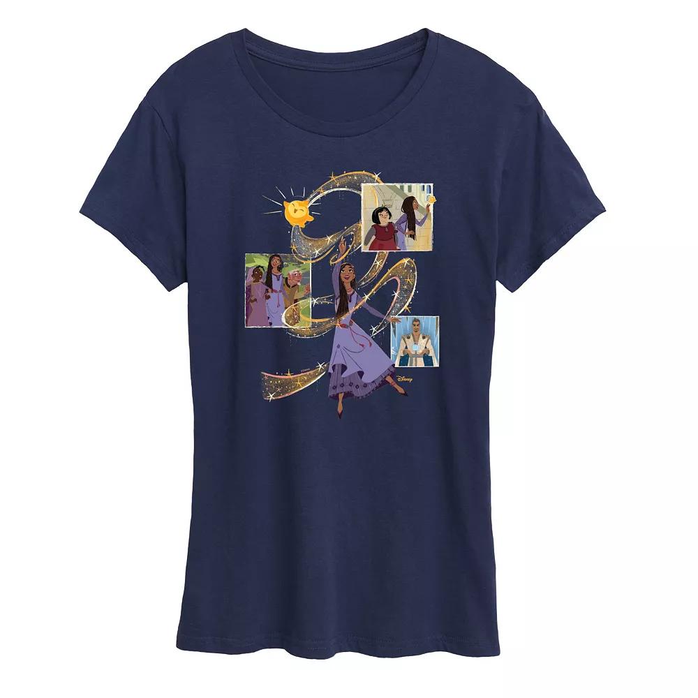 Disney's Wish Asha Women's Friends Graphic Tee, Girl's,  Product Image
