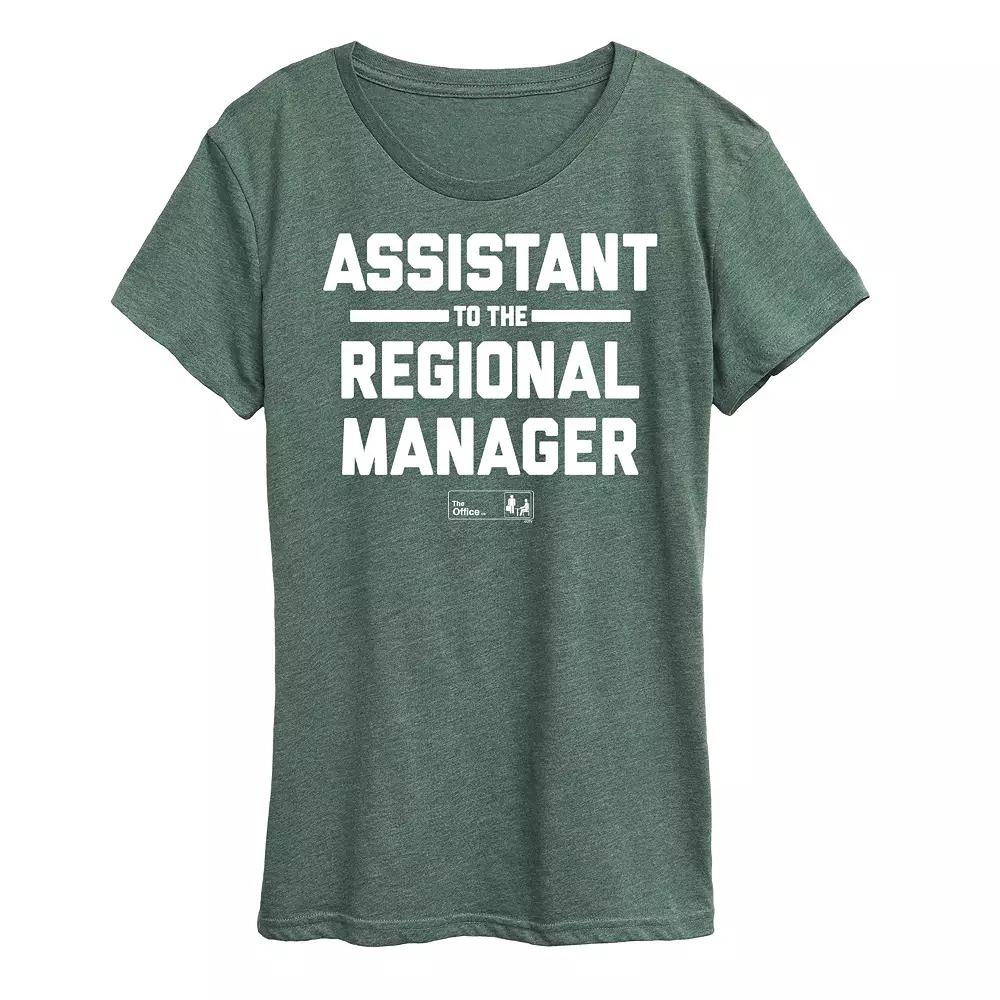 Women's The Office Assistant to the Regional Manager Graphic Tee,  Product Image