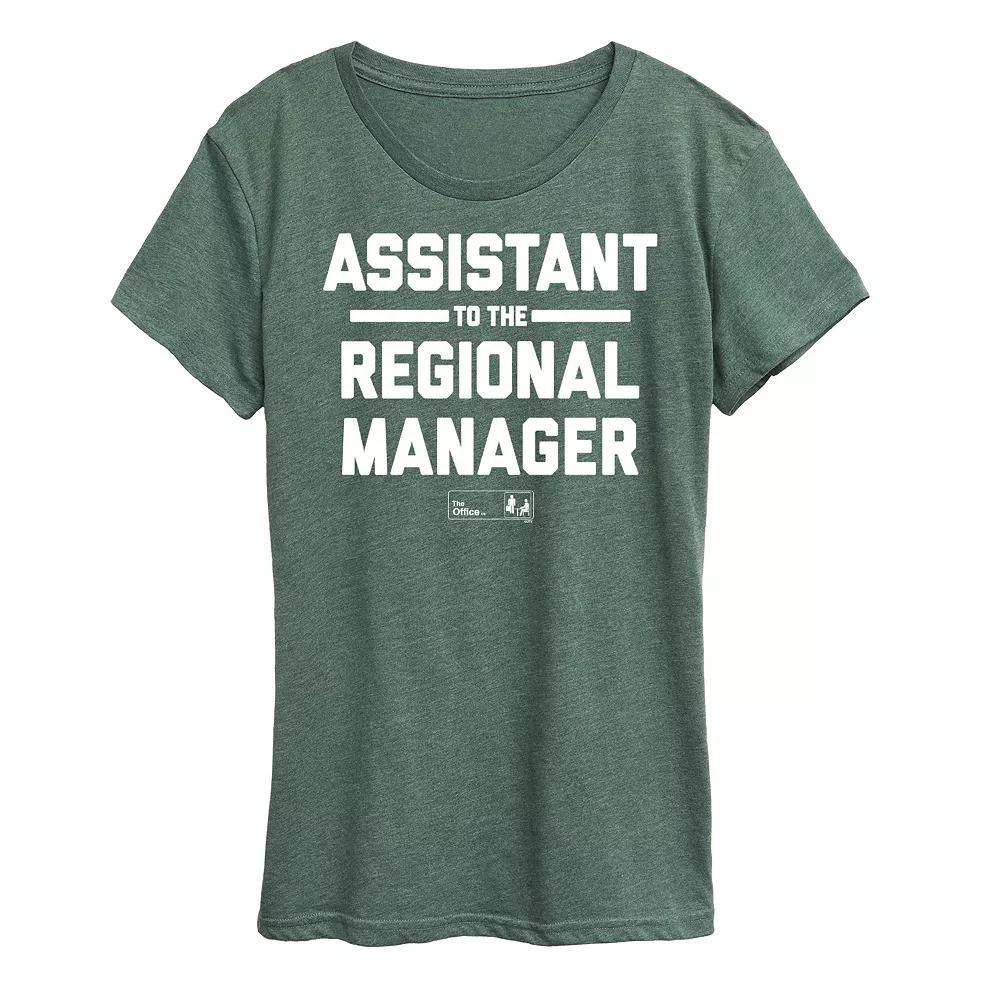 Women's The Office Assistant to the Regional Manager Graphic Tee,  Product Image