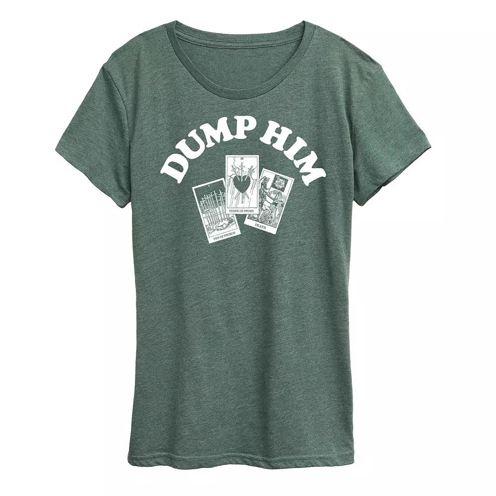 Women's Dump Him Tarot Graphic Tee,  Product Image