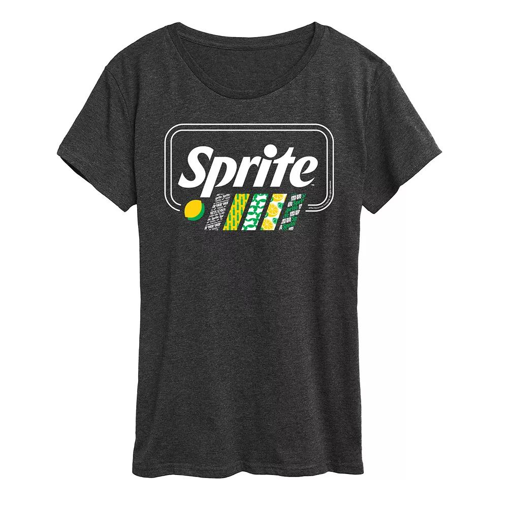 Women's Sprite Pattern Stripes Graphic Tee,  Product Image