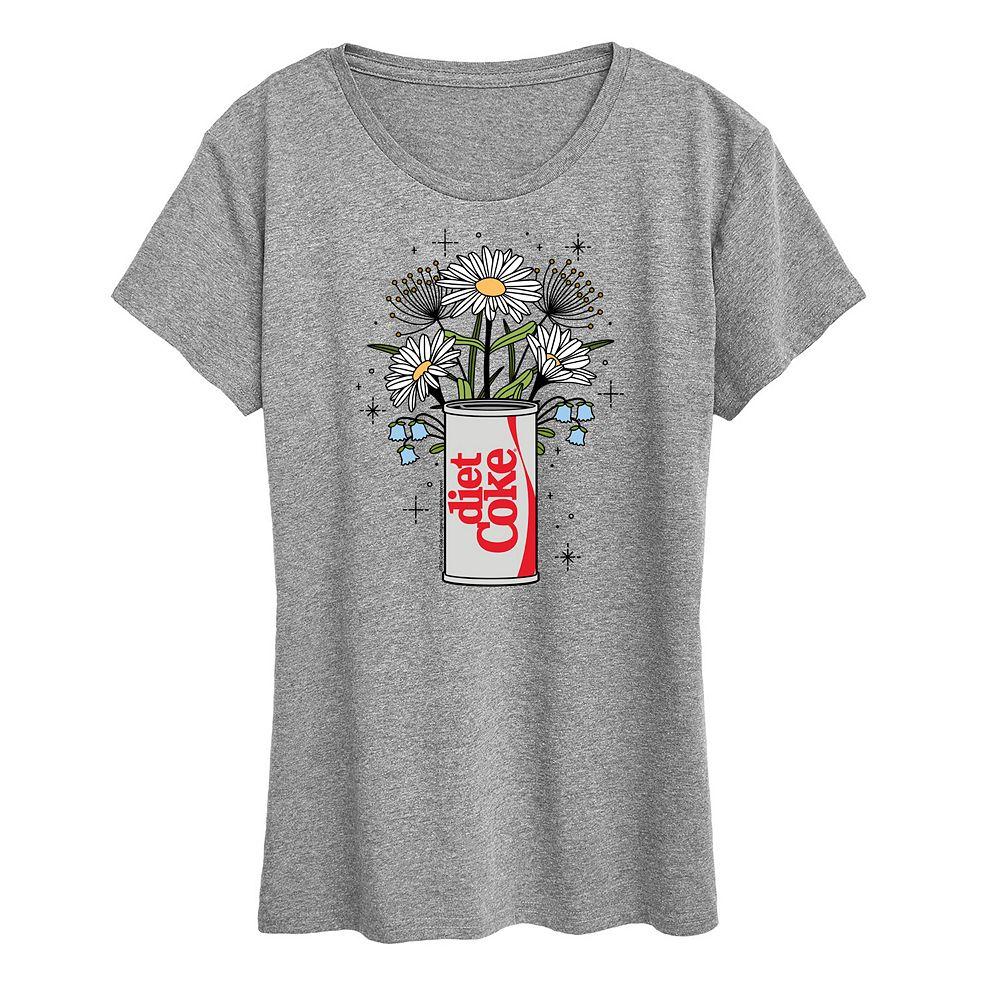 Women's Diet Coke Flowers Graphic Tee,  Product Image