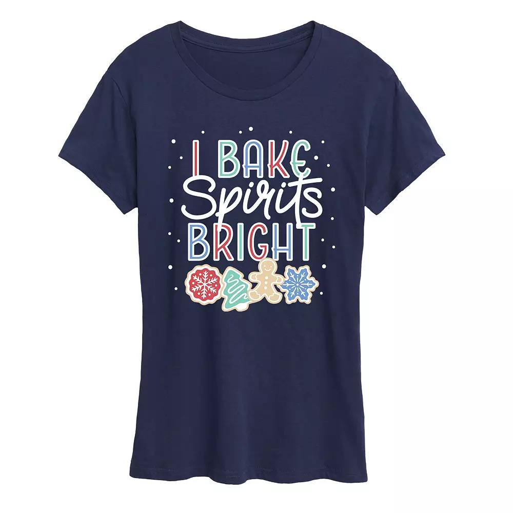 Women's I Bake Spirits Bright Graphic Tee, Girl's,  Product Image