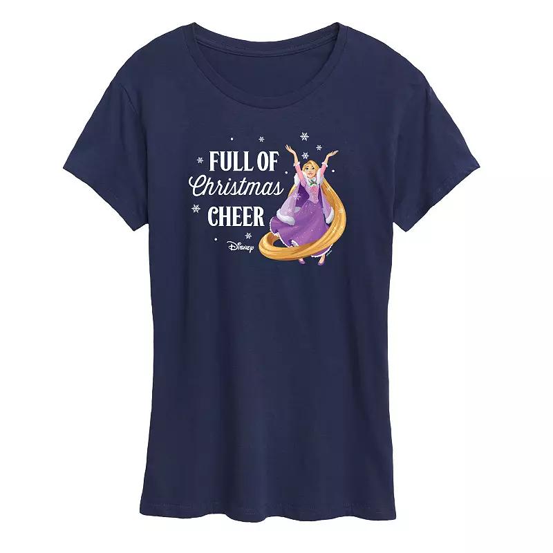 Disney Princess Rapunzel Women's "Full Of Christmas Cheer" Graphic Tee, Girl's,  Product Image