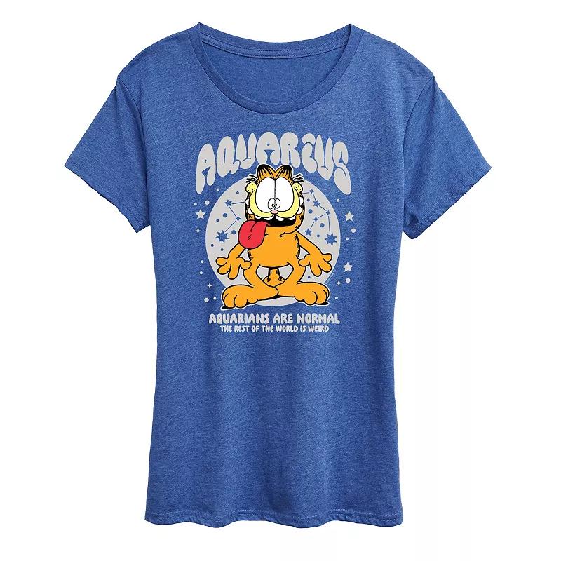 Plus Garfield Aquarius Graphic Tee, Women's,  Product Image