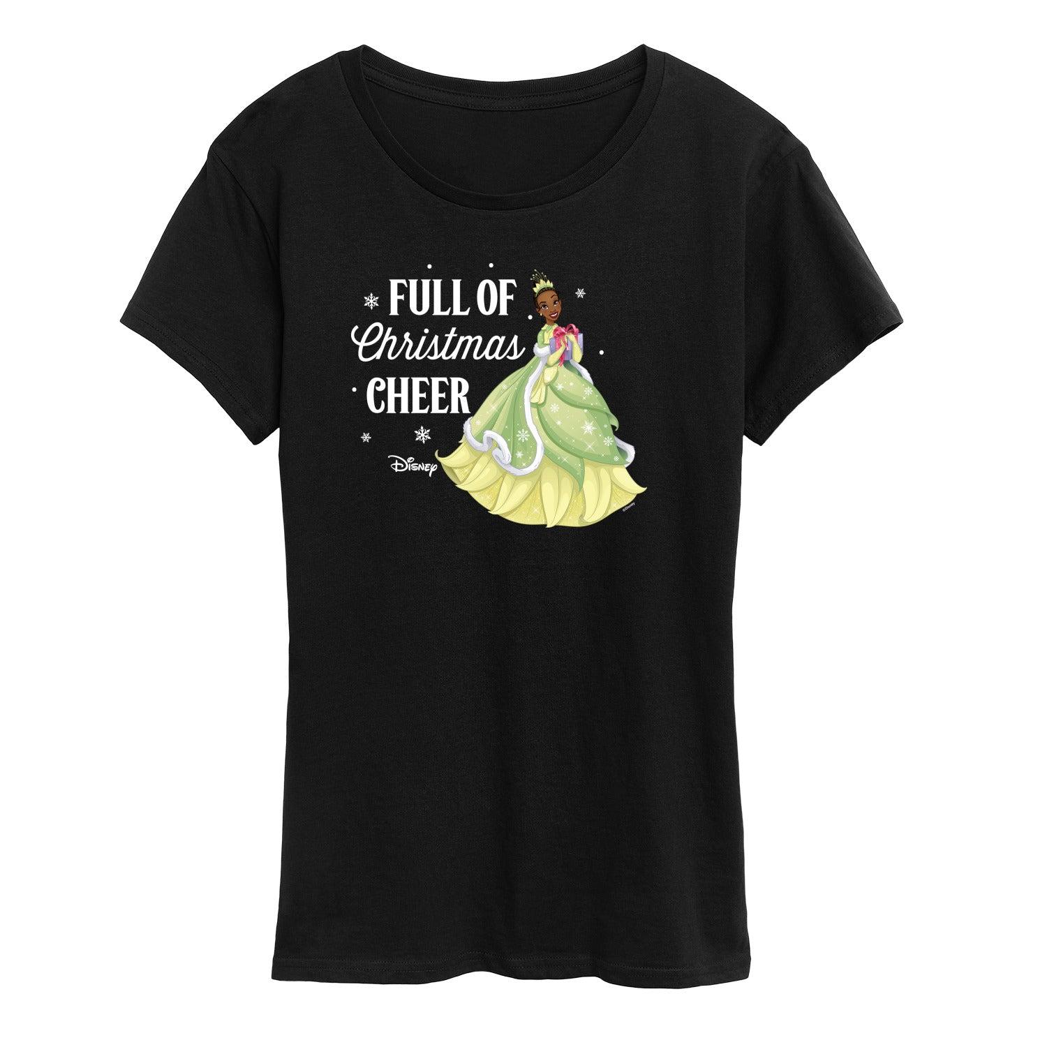 Disney Princess Tiana Women's "Full Of Christmas Cheer" Graphic Tee, Girl's,  Product Image