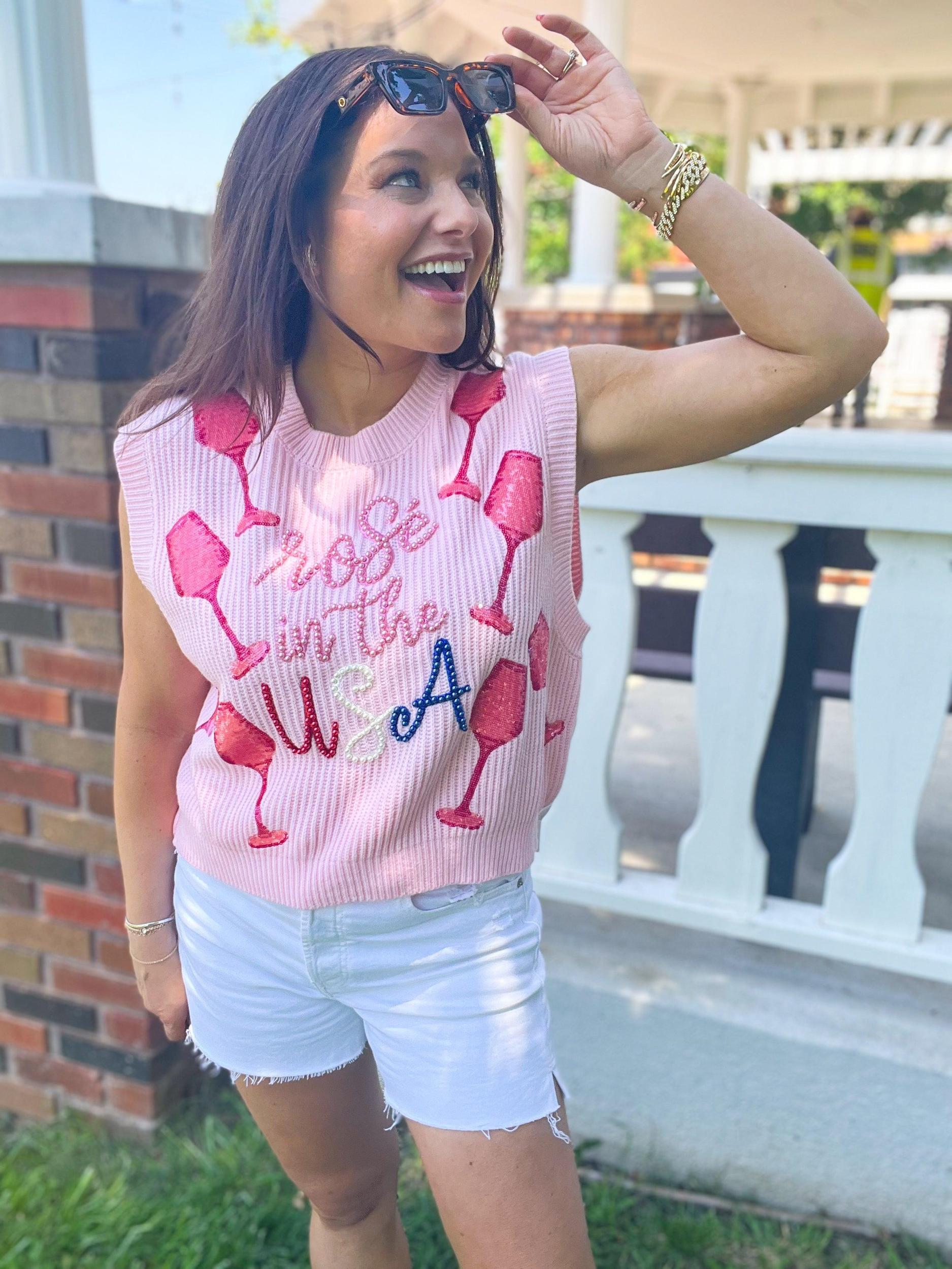 Rosè in the USA Sweater Vest Product Image