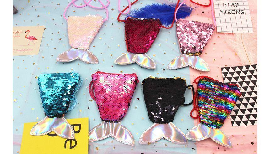 Mermaid Tail Sequined Coin Purse Product Image