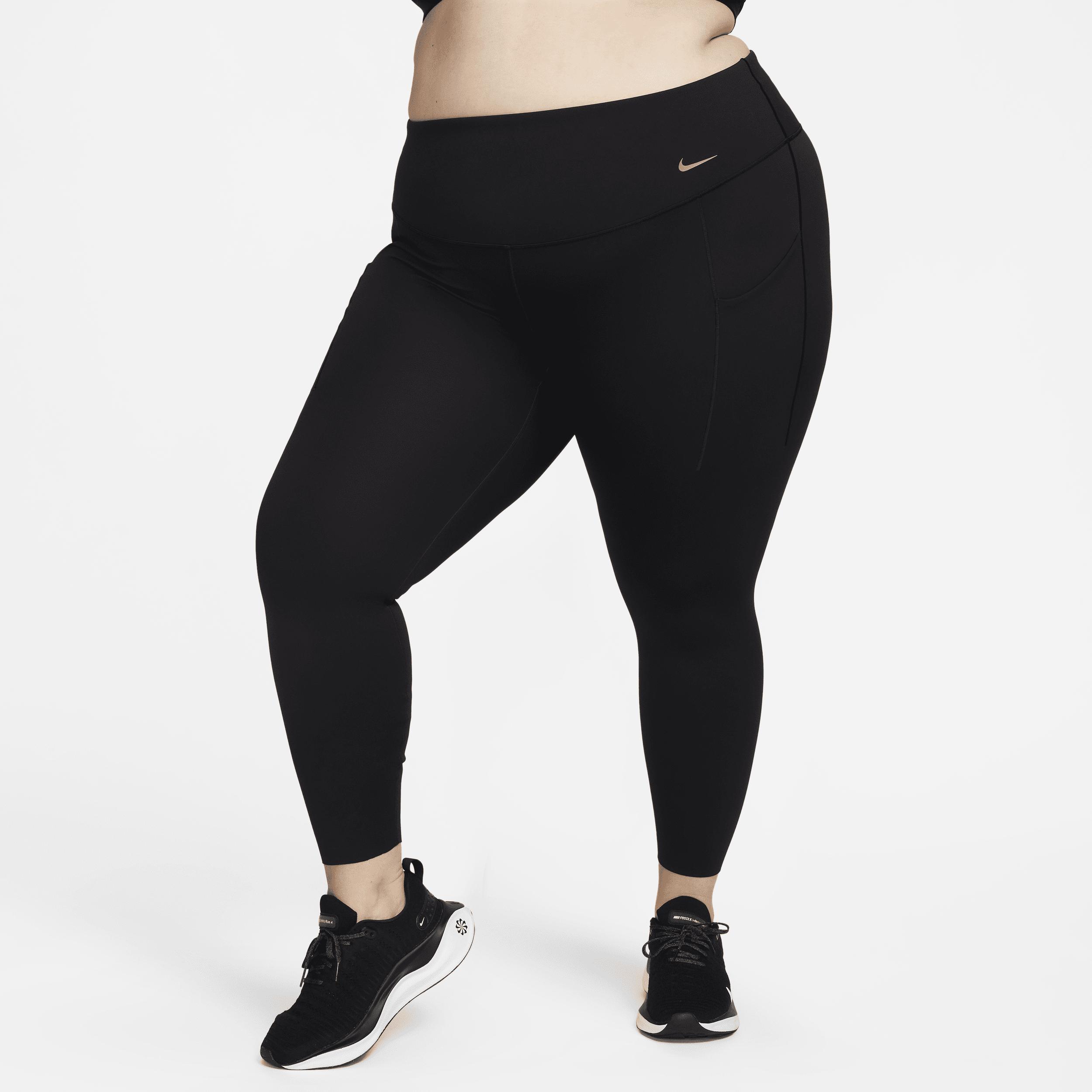 Nike Universa Women's High-Waisted 7/8 Leggings with No Front Seam (Plus Size) Product Image