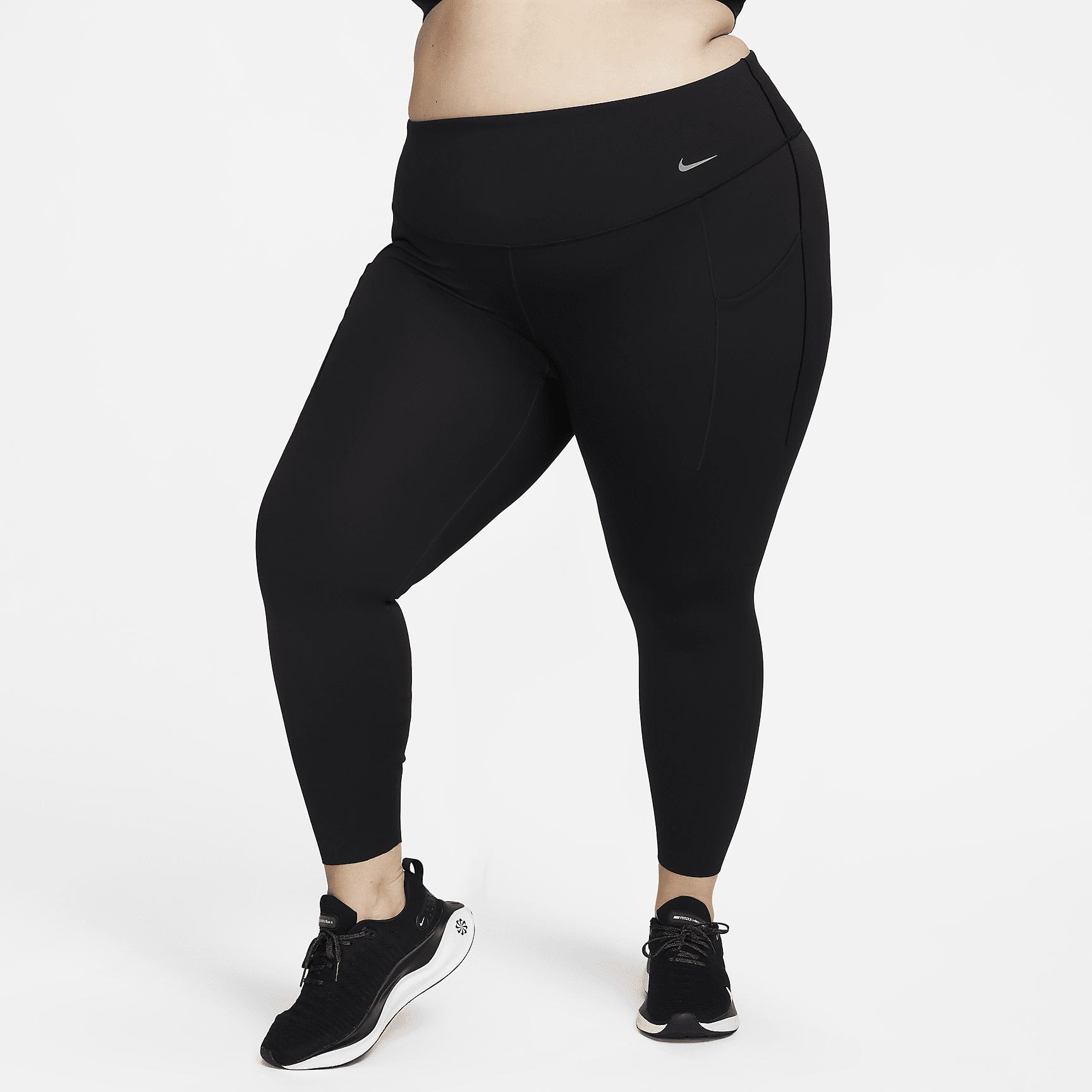 Nike Universa Women's High-Waisted 7/8 Leggings with No Front Seam (Plus Size) Product Image