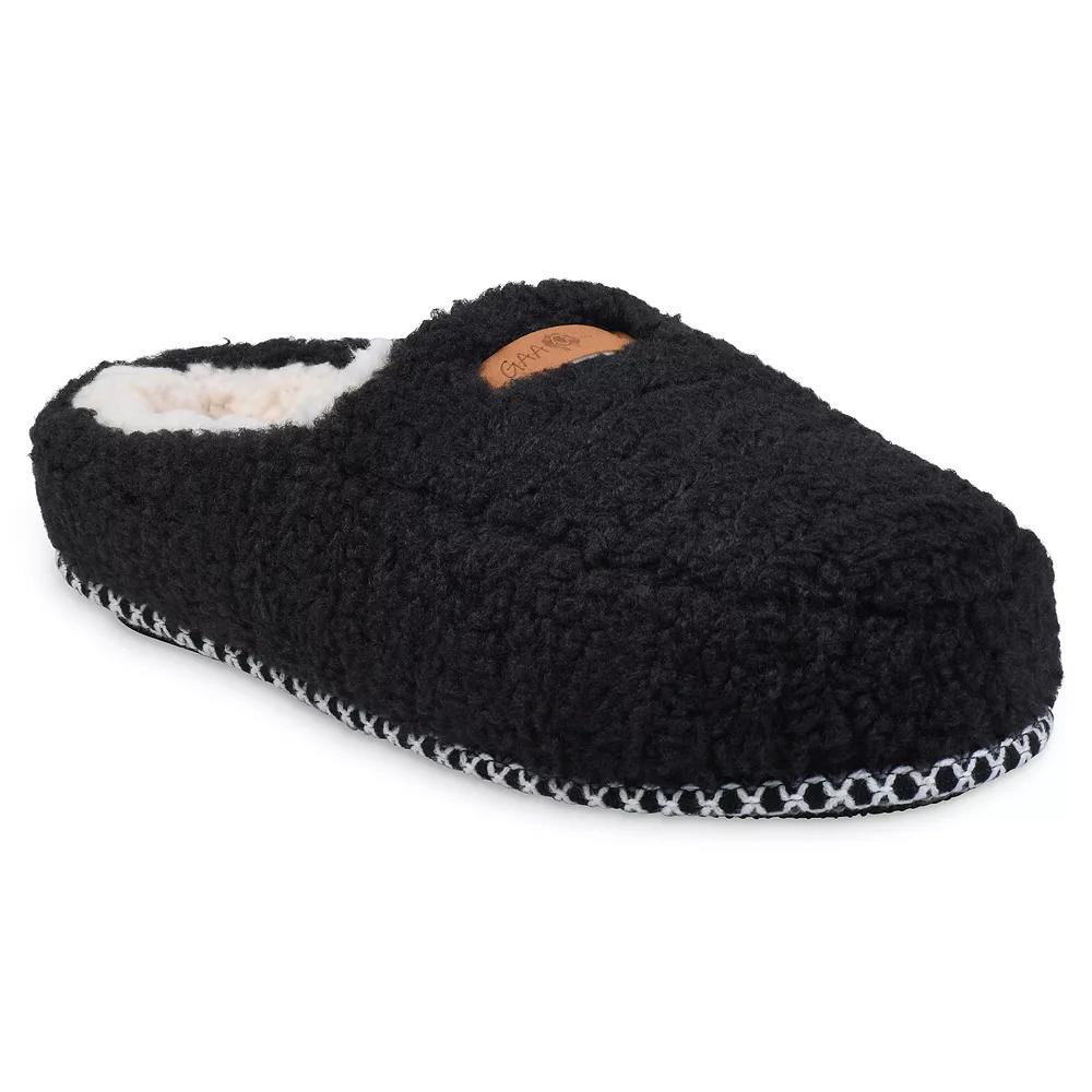 GaaHuu Berber Moccasin Clog Women's Slippers, Size: Small, Black Product Image