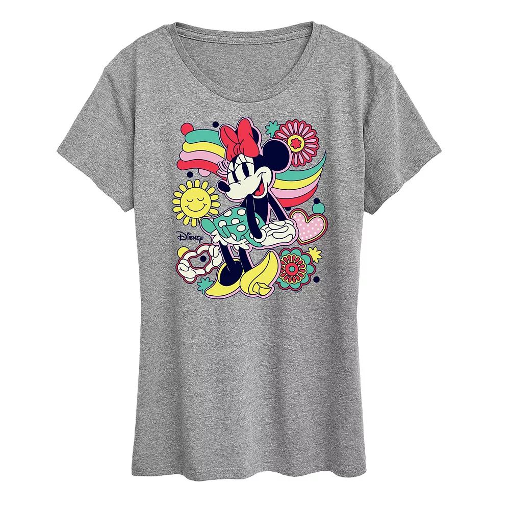 Disney's Minnie Mouse Collage Graphic Tee, Women's,  Product Image