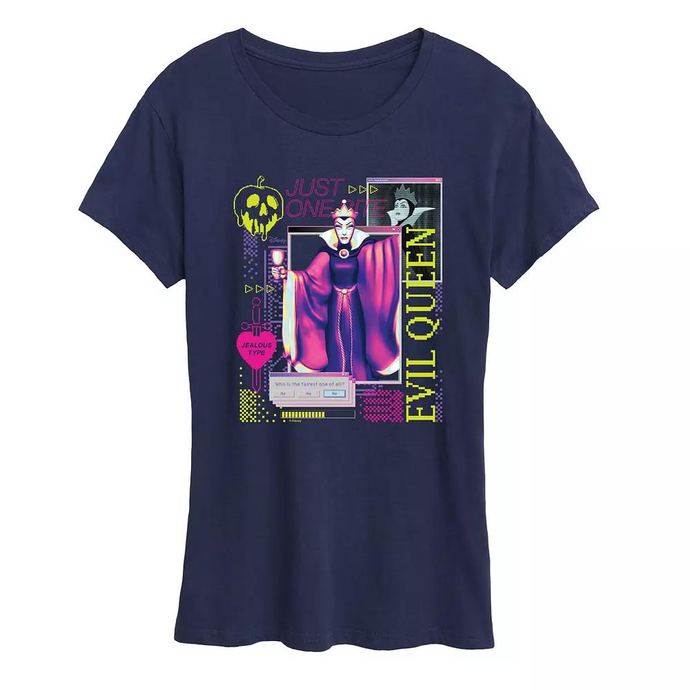Disney's Snow White and the Seven Dwarfs Evil Queen Women's Vapor Screen Graphic Tee,  Product Image